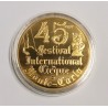 Médaille 45ème Festival 40mm